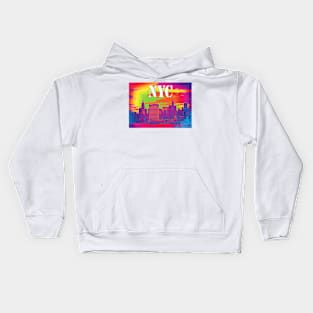 NYC East River View Kids Hoodie